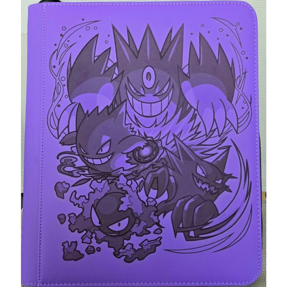 Pokemon Mega Gengar Laser Engraved Top Loader Binder MADE TO ORDER
